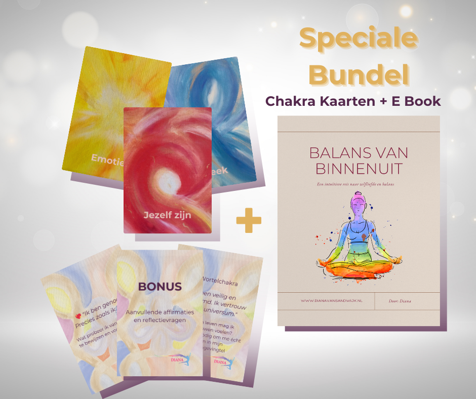 ✨Speciale Bundel Chakra Kaarten Set En E Book Bundel