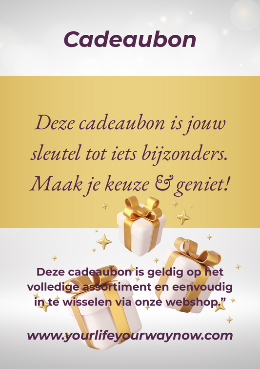 Cadeaubon - Het perfecte cadeau voor elke gelegenheid!