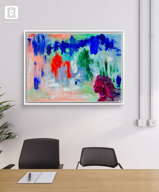 Innerlijke Storm - Uniek en origineel schilderij