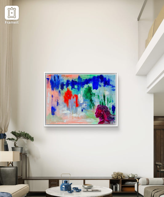 Innerlijke Storm - Uniek en origineel schilderij